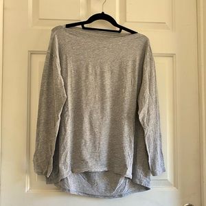 lululemon athletica Gray Long Sleeve Tee